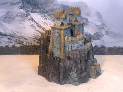 Small Underdark Keep by GameScape3D - 3D Printed Tabletop Terrain, Perfect for Wargames, Board Games, Role Playing Games