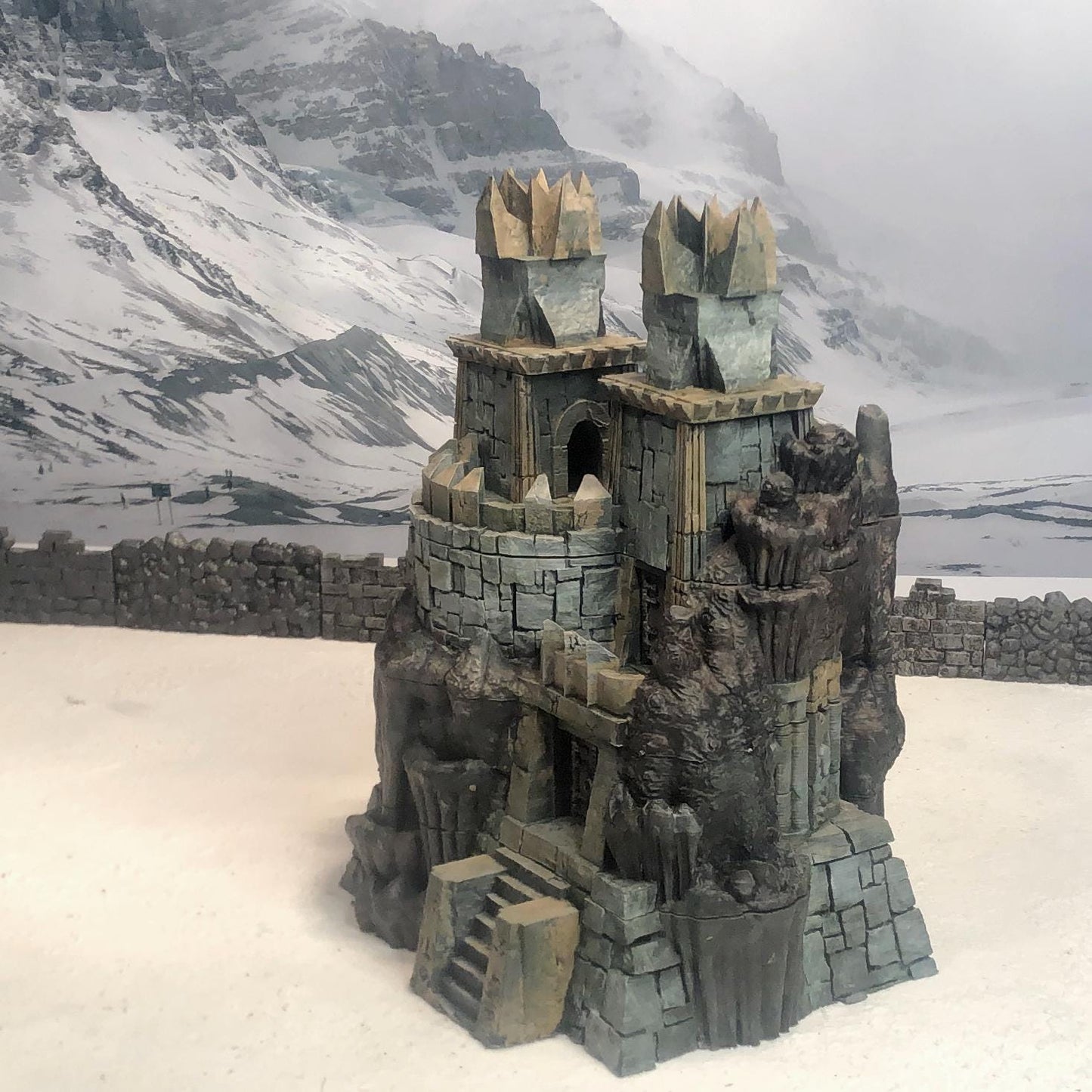 Small Underdark Keep by GameScape3D - 3D Printed Tabletop Terrain, Perfect for Wargames, Board Games, Role Playing Games