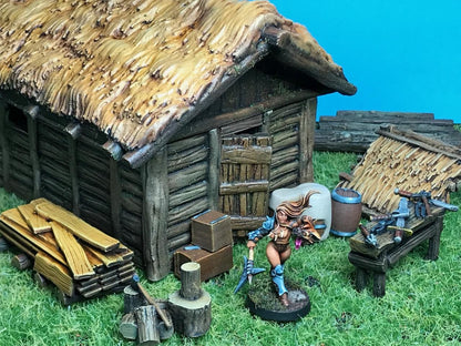 Small Shack by GameScape3D - 3D Printed Tabletop Terrain, Perfect for Wargames, Board Games, RPGs
