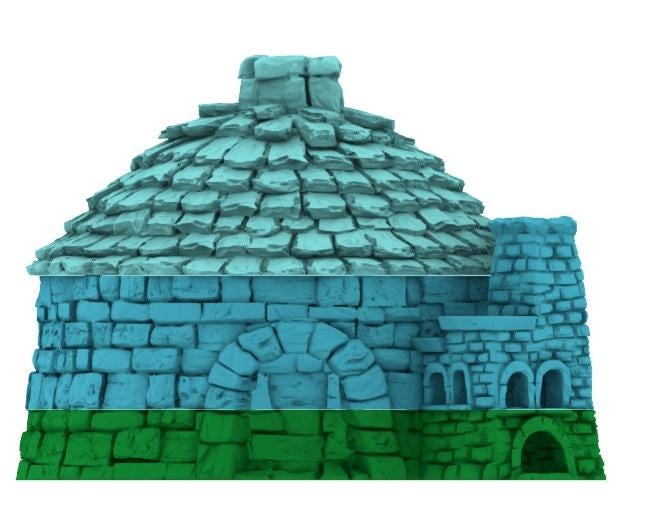 Kitchen & Oven by GameScape3D - 3D Printed Tabletop Terrain, Perfect for Wargames, Board Games, RPGs
