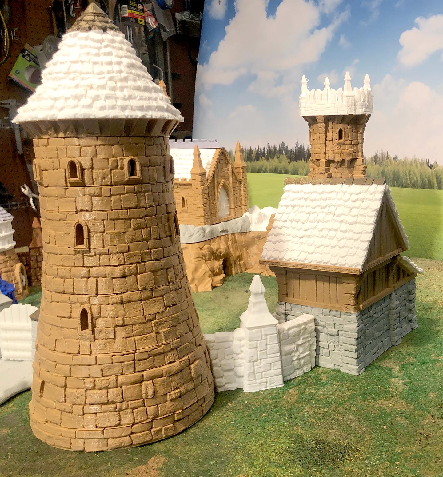 Hauntwoods Scriptorium by GameScape3D - 3D Printed Tabletop Terrain, Perfect for Wargames