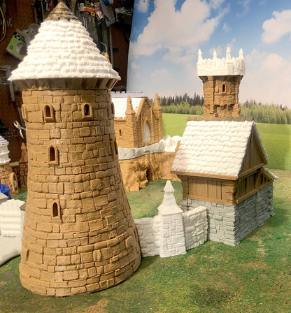 Hauntwoods Scriptorium by GameScape3D - 3D Printed Tabletop Terrain, Perfect for Wargames
