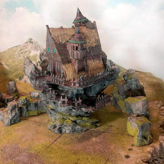 Witch House Hill by GameScape3D - 3D Printed Tabletop Terrain, Perfect for Wargames