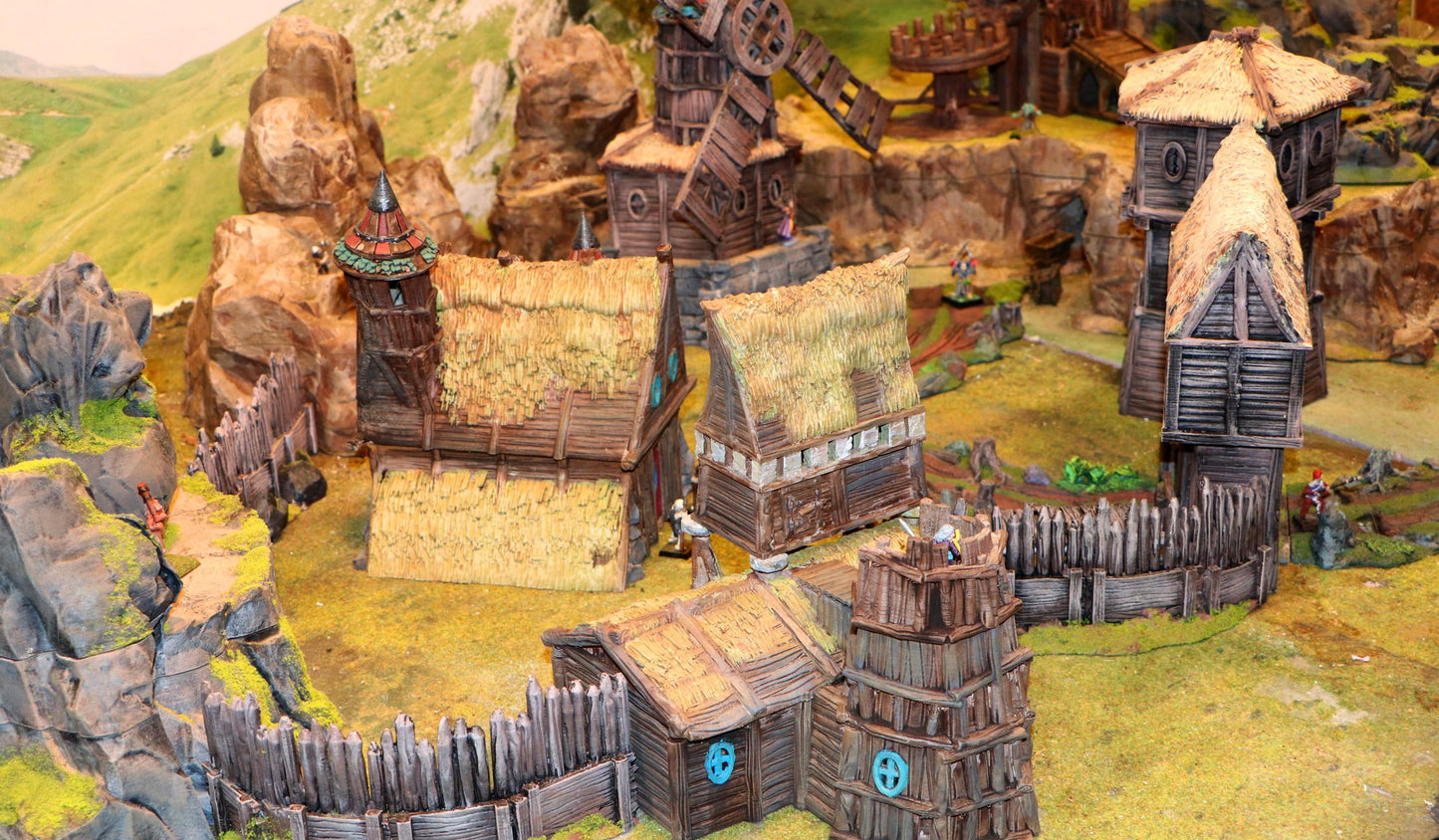 Haunt Wood Mine by GameScape3D - 3D Printed Tabletop Terrain, Perfect for Wargames, Role playing games, Tabletop games