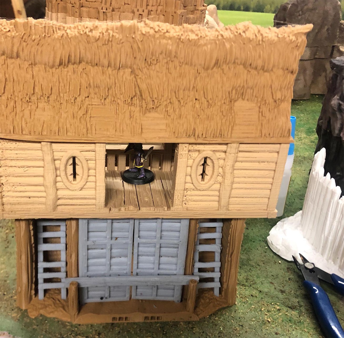 Toll Gate, Towers, & Palisades by GameScape3D - 3D Printed Tabletop Terrain, Perfect for Wargames, Role playing games, Tabletop games