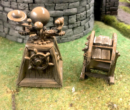 Library Scatter Terrain by GameScape3D - 3D Printed Tabletop Terrain, Perfect for Wargames, Board Games, RPGs