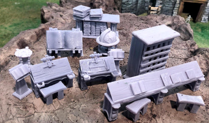 Library Scatter Terrain by GameScape3D - 3D Printed Tabletop Terrain, Perfect for Wargames, Board Games, RPGs