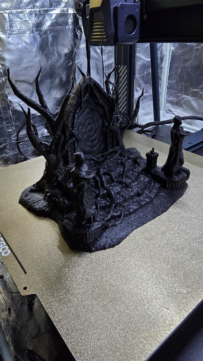 Elven Portal - Tabletop Terrain - 28 MM, Tabletop 3D Printed Terrain by MiniatureLand, Perfect for Wargaming and RPGs