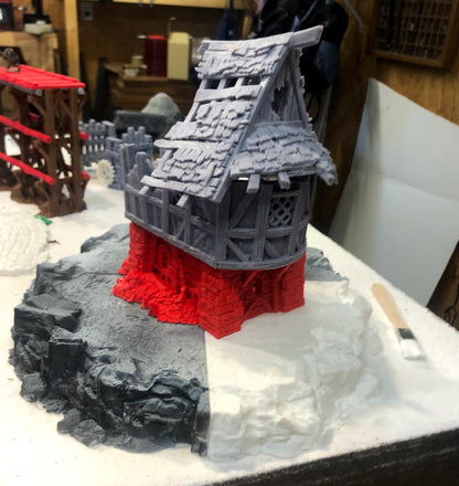 Hills and Plateaus Set 1 by GameScape3D - 3D Printed Tabletop Terrain, Perfect for Wargames, Role playing games, Tabletop games