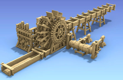 Iron Works by GameScape3D - 3D Printed Tabletop Terrain, Perfect for Wargames, Role playing games, Tabletop games