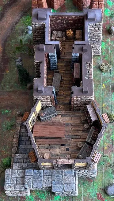 Enormous Tower Manor by GameScape3D - 3D Printed Tabletop Terrain, Perfect for Wargames, Role playing games, Tabletop games