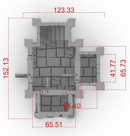 Town Watch by GameScape3D - 3D Printed Tabletop Terrain, Perfect for Wargames, Board Games, RPGs