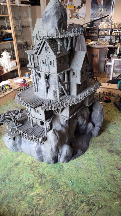 Smuggler Cove - Tabletop Terrain - 28 MM, Tabletop 3D Printed Terrain by MiniatureLand, Perfect for Wargaming and RPGs