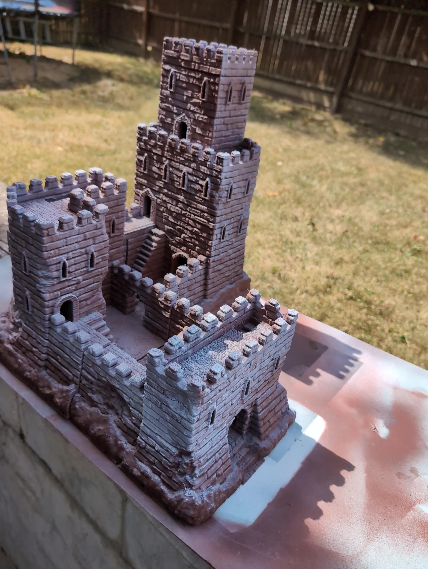 Old Desert Fort - Tabletop Terrain - 28 MM, Tabletop 3D Printed Terrain by MiniatureLand, Perfect for Wargaming and RPGs
