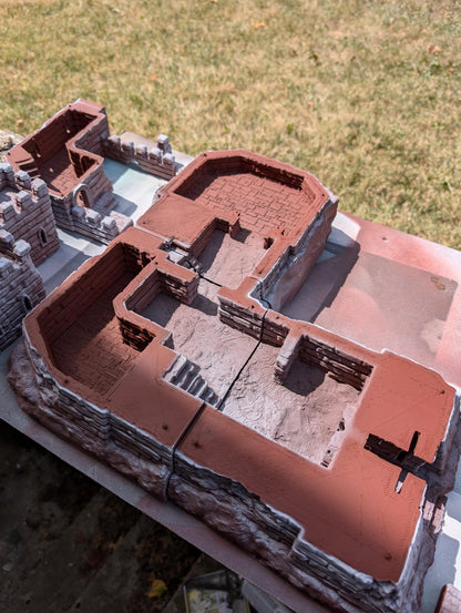 Old Desert Fort - Tabletop Terrain - 28 MM, Tabletop 3D Printed Terrain by MiniatureLand, Perfect for Wargaming and RPGs