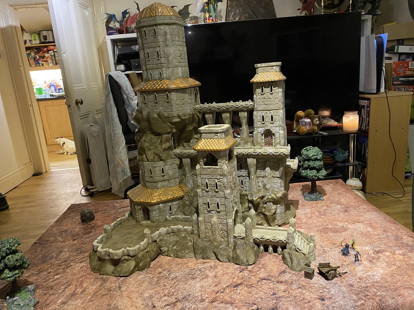 Old Dwarf Fort - Tabletop Terrain - 28 MM, Tabletop 3D Printed Terrain by MiniatureLand, Perfect for Wargaming and RPGs