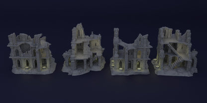 Ambush Grounds - Tabletop Terrain - 28 MM, Tabletop 3D Printed Terrain by MiniatureLand, Perfect for Wargaming and RPGs