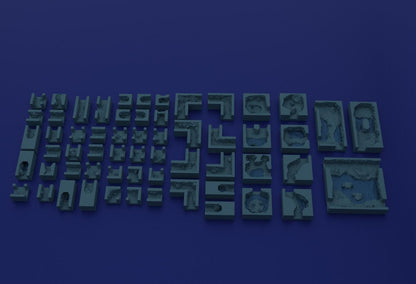 Sunken Underground Passage - Tabletop Terrain - 28 MM Tabletop 3D Printed Terrain by MiniatureLand, Perfect for Wargaming and RPGs