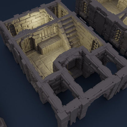 Medieval Bank - Tabletop Terrain - 28 MM, Tabletop 3D Printed Terrain by MiniatureLand, Perfect for Wargaming and RPGs