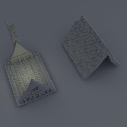 Coffin Maker - Tabletop Terrain - 28 MM, Tabletop 3D Printed Terrain by MiniatureLand, Perfect for Wargaming and RPGs