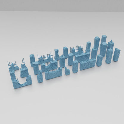 Medieval Graveyard - Tabletop Terrain - 28 MM, Tabletop 3D Printed Terrain by MiniatureLand, Perfect for Wargaming and RPGs