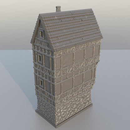 Shop House - Tabletop Terrain - 28 MM Tabletop 3D Printed Terrain by MiniatureLand, Perfect for Wargaming and RPGs