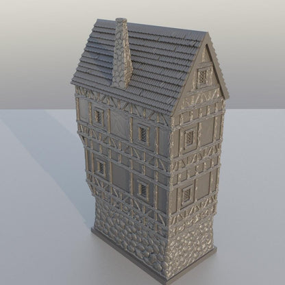 Shop House - Tabletop Terrain - 28 MM Tabletop 3D Printed Terrain by MiniatureLand, Perfect for Wargaming and RPGs