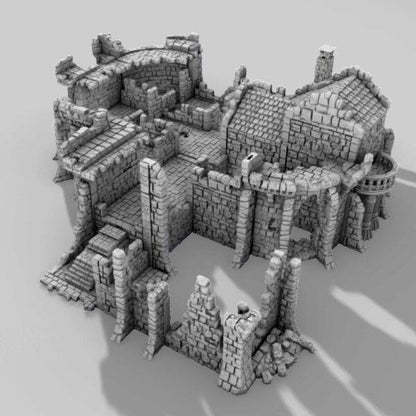 Citadel Ruins by GameScape3D - 3D Printed Tabletop Terrain, Perfect for Wargames, Role Playing Games, Tabletop Games