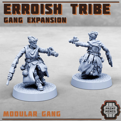 Erroish Tribe - Gang Expansion 2 -  Sci-Fi Grimdark Mercenaries by Print Minis