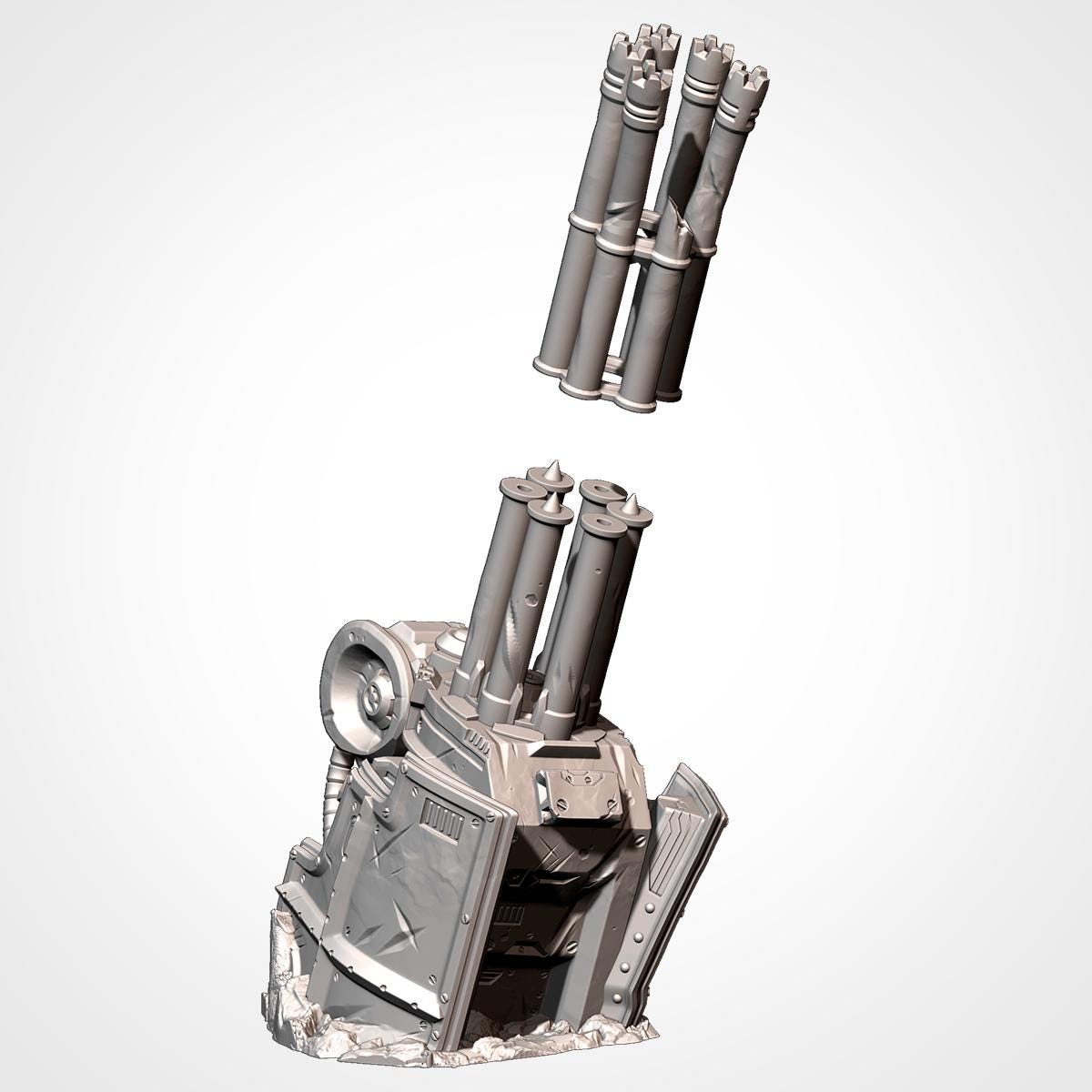 MEGA TITAN DESTROYED Txarli Factory Sci-Fi modular Wreckage Set, Perfect for Tabletop Wargames