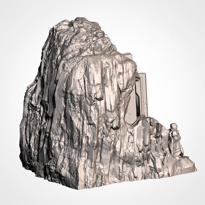 THE ISOLATED MOUNTAIN Txarli Factory Dwarven Holds 5-part Terrain Set, Perfect for Tabletop Wargames