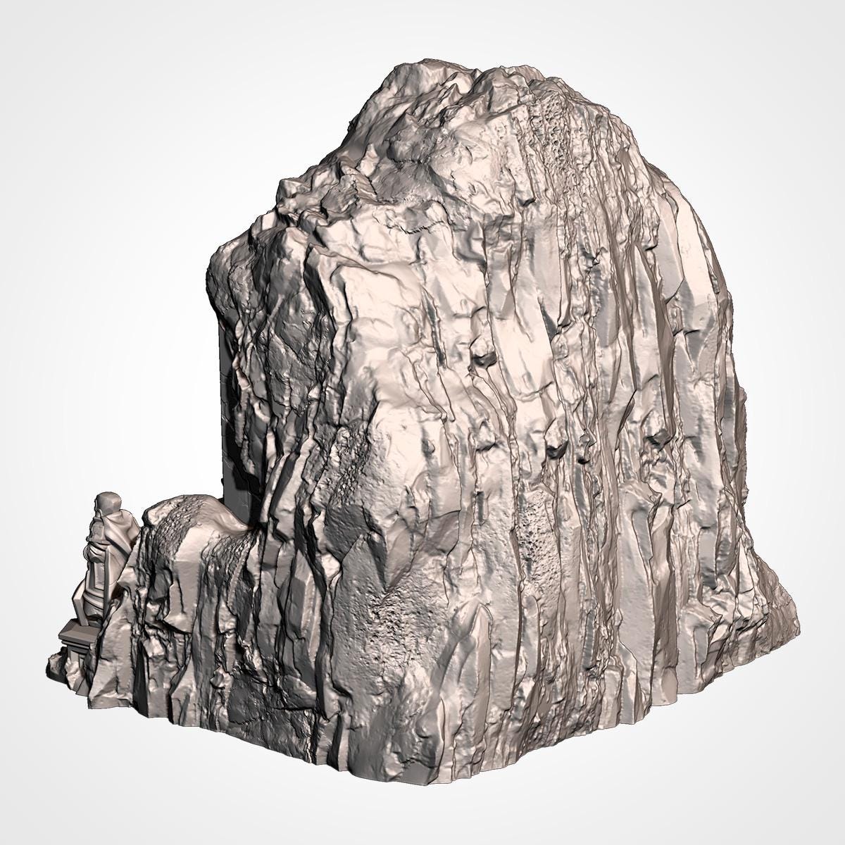 THE ISOLATED MOUNTAIN Txarli Factory Dwarven Holds 5-part Terrain Set, Perfect for Tabletop Wargames