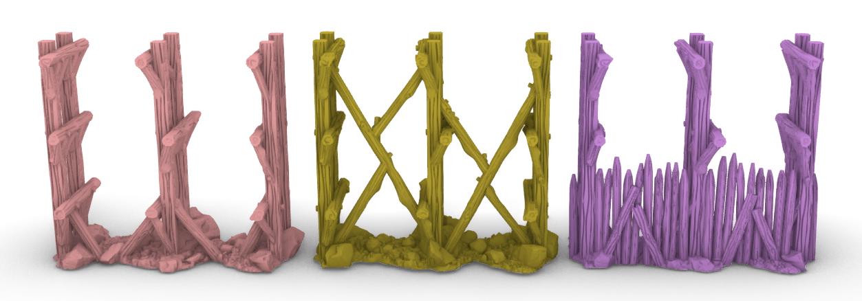 Scaffolding Super Set - 3D Printed Tabletop Terrain, Perfect for Wargames, Role Playing Games, Tabletop Games