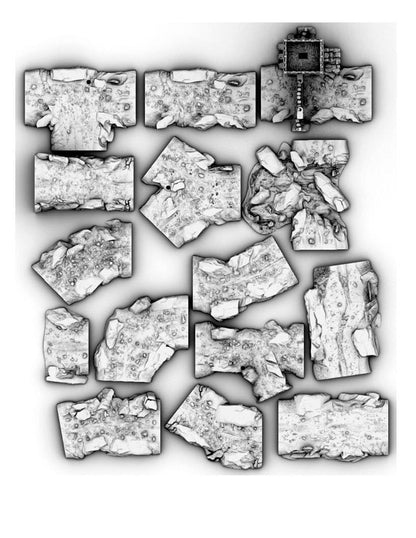 Highland Road - 3D Printed Tabletop Terrain, Perfect for Wargames, Board Games, Role Playing Games