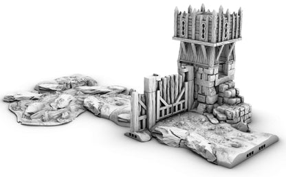 Highland Road - 3D Printed Tabletop Terrain, Perfect for Wargames, Board Games, Role Playing Games