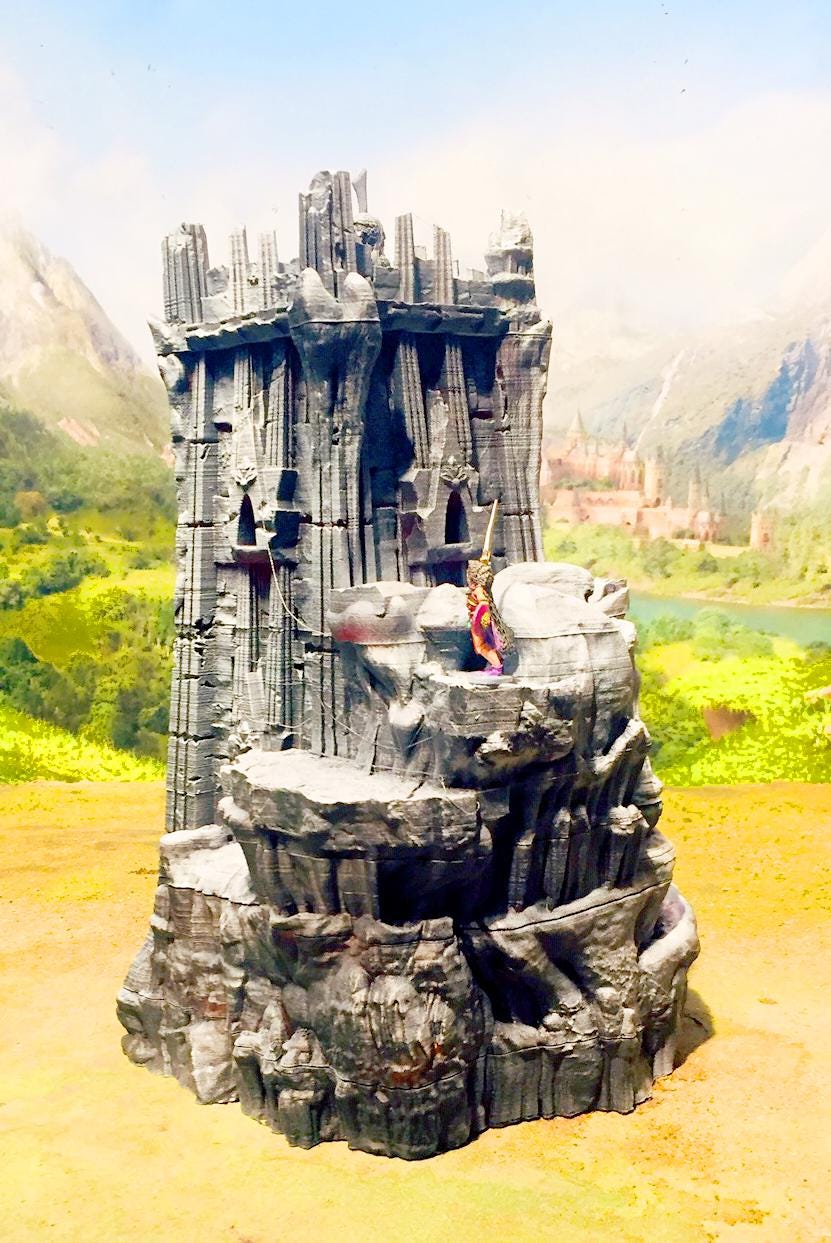 Dark Elf Tower Ruins by GameScape3D - 3D Printed Tabletop Terrain, Perfect for Wargames, Board Games, RPGs