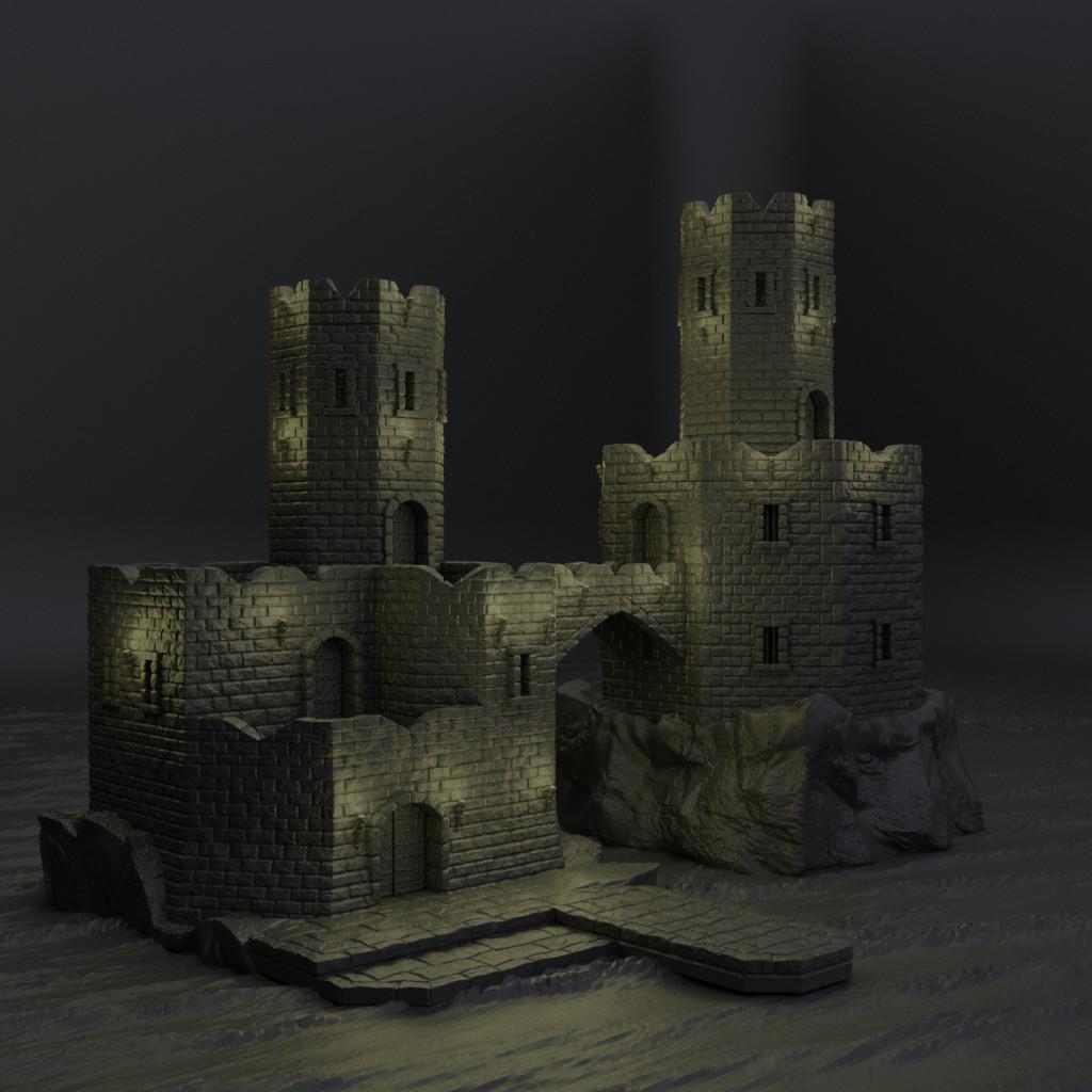 Island Prison - Tabletop Terrain - 28 MM, Tabletop 3D Printed Terrain by MiniatureLand, Perfect for Wargaming and RPGs
