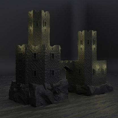 Island Prison - Tabletop Terrain - 28 MM, Tabletop 3D Printed Terrain by MiniatureLand, Perfect for Wargaming and RPGs