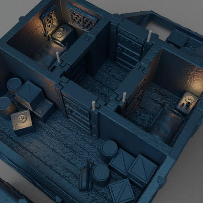 Old Forest Inn - Tabletop Terrain - 28 MM, Tabletop 3D Printed Terrain by MiniatureLand, Perfect for Wargaming and RPGs