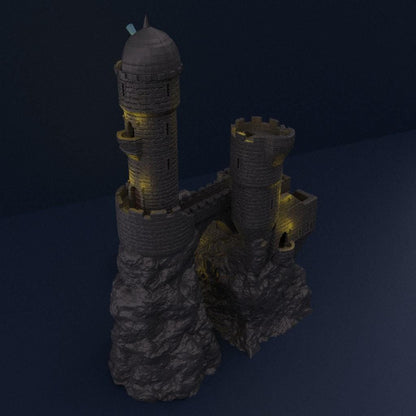 Medieval Observatory - Tabletop Terrain - 28 MM, Tabletop 3D Printed Terrain by MiniatureLand, Perfect for Wargaming and RPGs