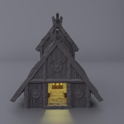 Viking MeadHouse - Tabletop Terrain - 28 MM, Tabletop 3D Printed Terrain by MiniatureLand, Perfect for Wargaming and RPGs