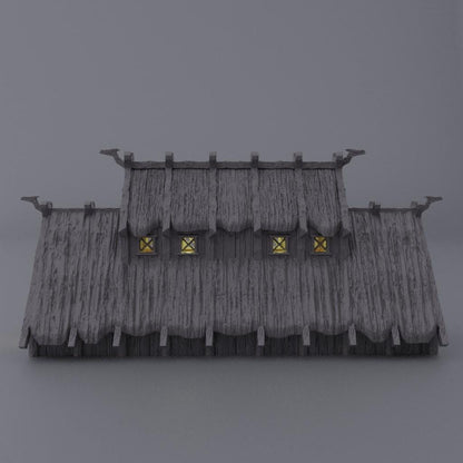 Viking MeadHouse - Tabletop Terrain - 28 MM, Tabletop 3D Printed Terrain by MiniatureLand, Perfect for Wargaming and RPGs