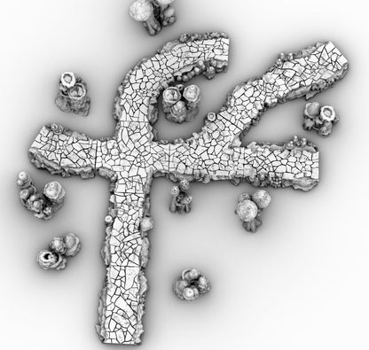 Underdark Road - 3D Printed Tabletop Terrain, Perfect for Wargames, Board Games, Role Playing Games