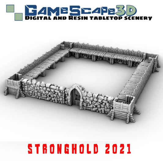 Stronghold on the Borderlands by GameScape3D - 3D Printed Tabletop Terrain, Perfect for Wargames, Board Games, RPGs