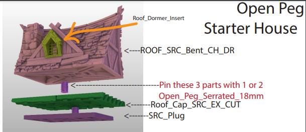 2 Story Starter House by GameScape3D - 3D Printed Tabletop Terrain, Perfect for Wargames, Board Games, RPGs