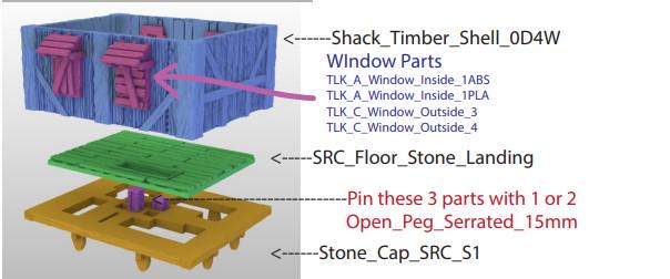 2 Story Starter House by GameScape3D - 3D Printed Tabletop Terrain, Perfect for Wargames, Board Games, RPGs