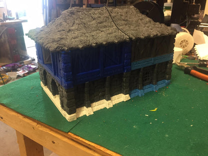 Warehouse With Inventory by GameScape3D - 3D Printed Tabletop Terrain, Perfect for Wargames, Board Games, RPGs