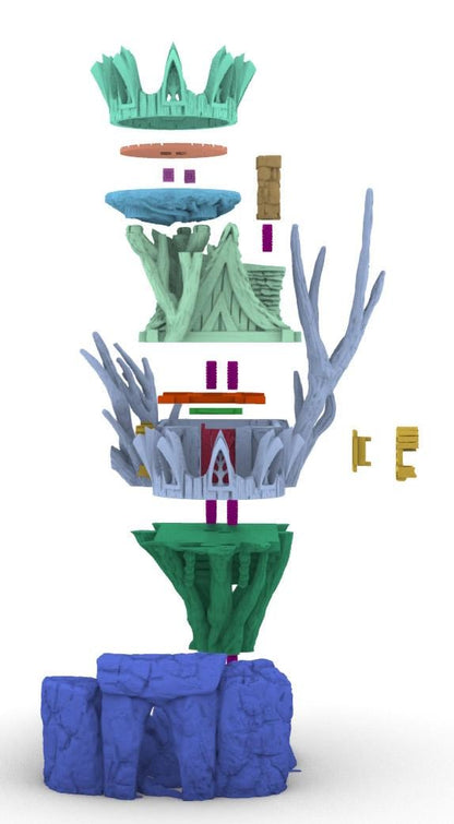 Tree Fort by GameScape3D - 3D Printed Tabletop Terrain, Perfect for Wargames, Board Games, RPGs