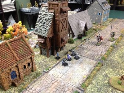 Kings Road and Town Square - 3D Printed Tabletop Terrain, Perfect for Wargames, Board Games, Role Playing Games