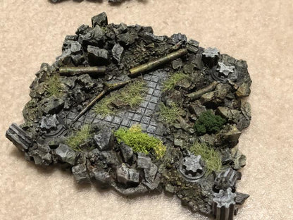 Ruins Pack II Terrain by GameScape3D - 3D Printed Tabletop Terrain, Perfect for Wargames, Role playing games, Tabletop games